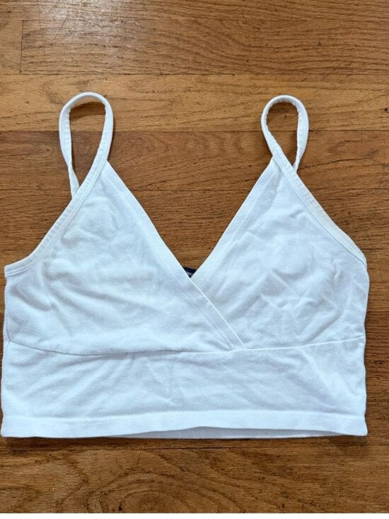 Tops - White Wrap Bralette